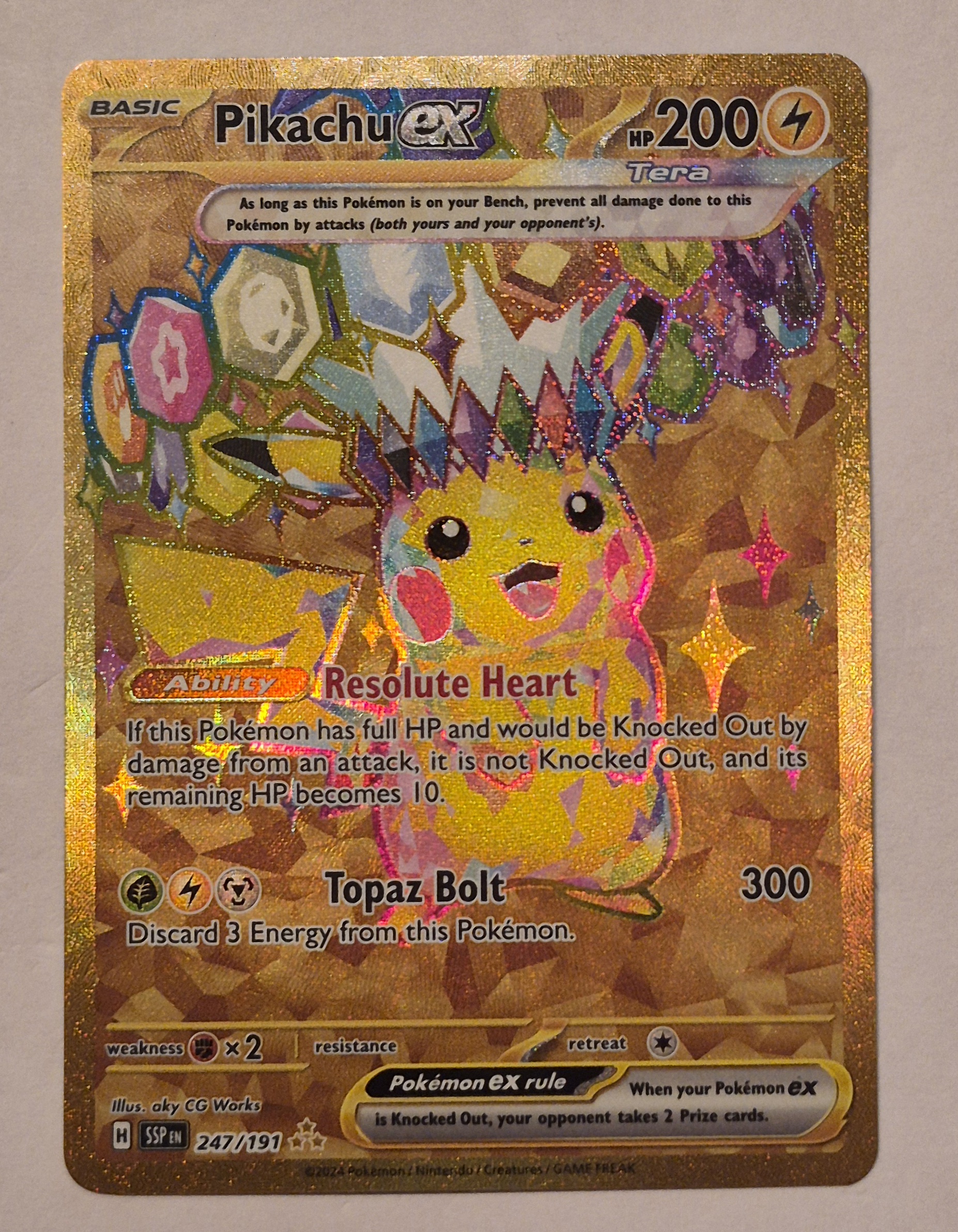 Pikachu ex - 247/191