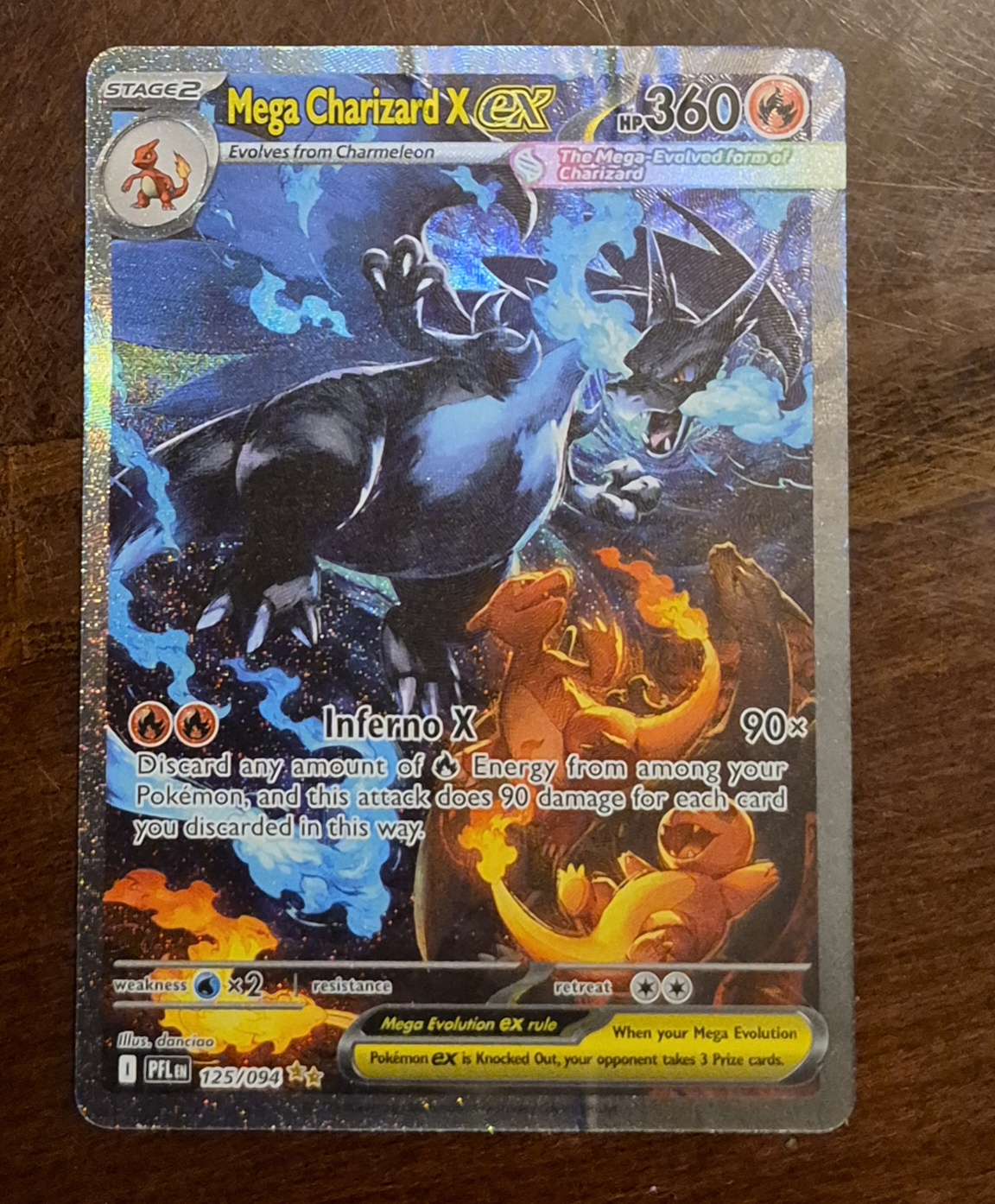 Mega Charizard X ex - 125/094