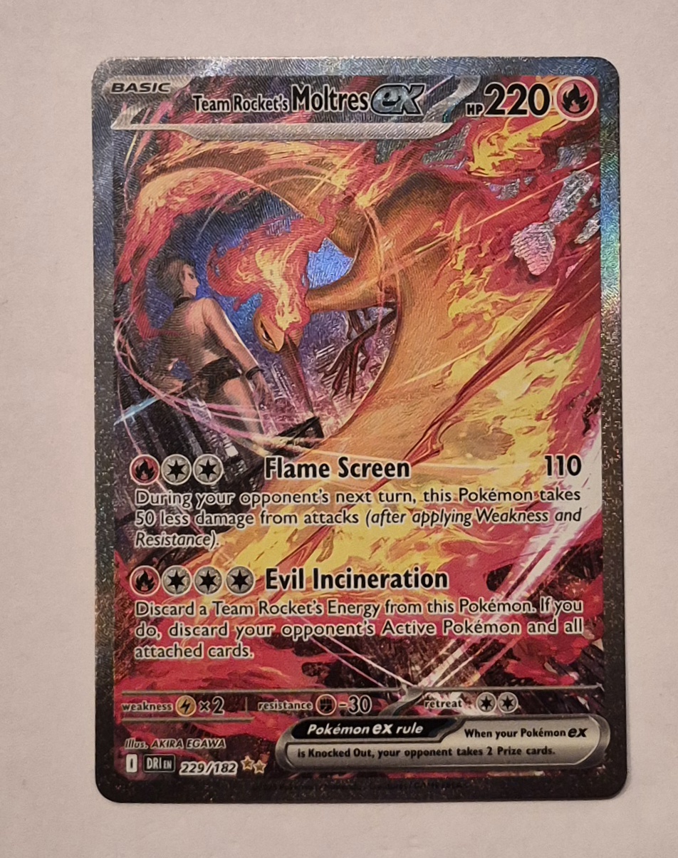 Team Rocket's Moltres ex - 229/182