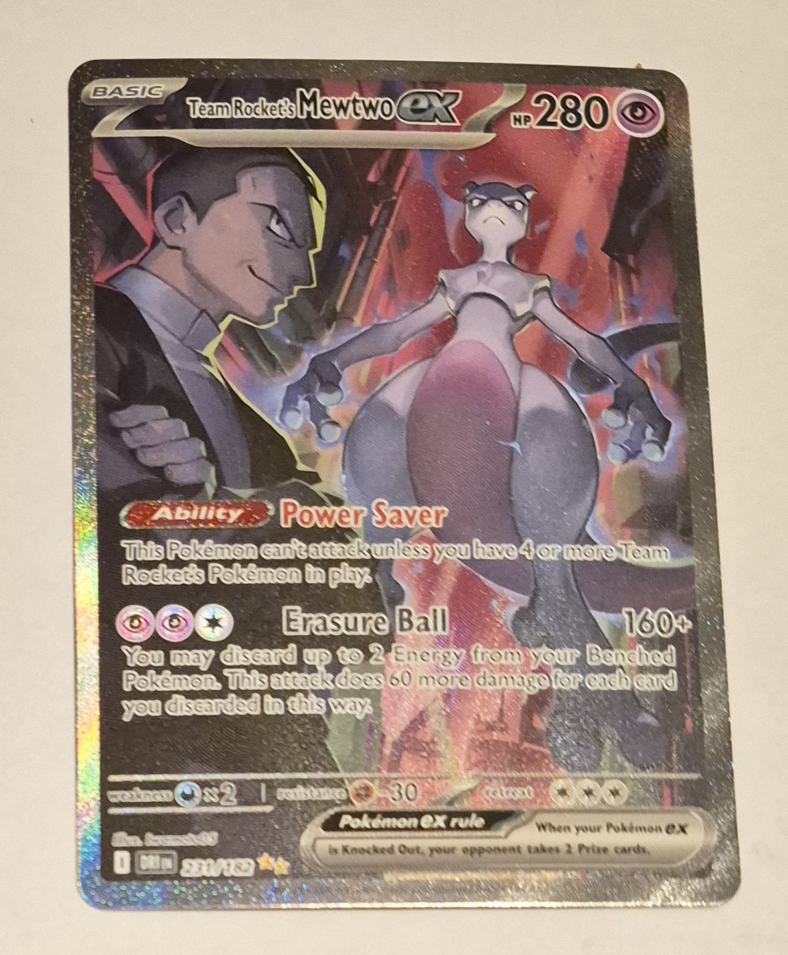Team Rocket's Mewtwo ex - 231/182