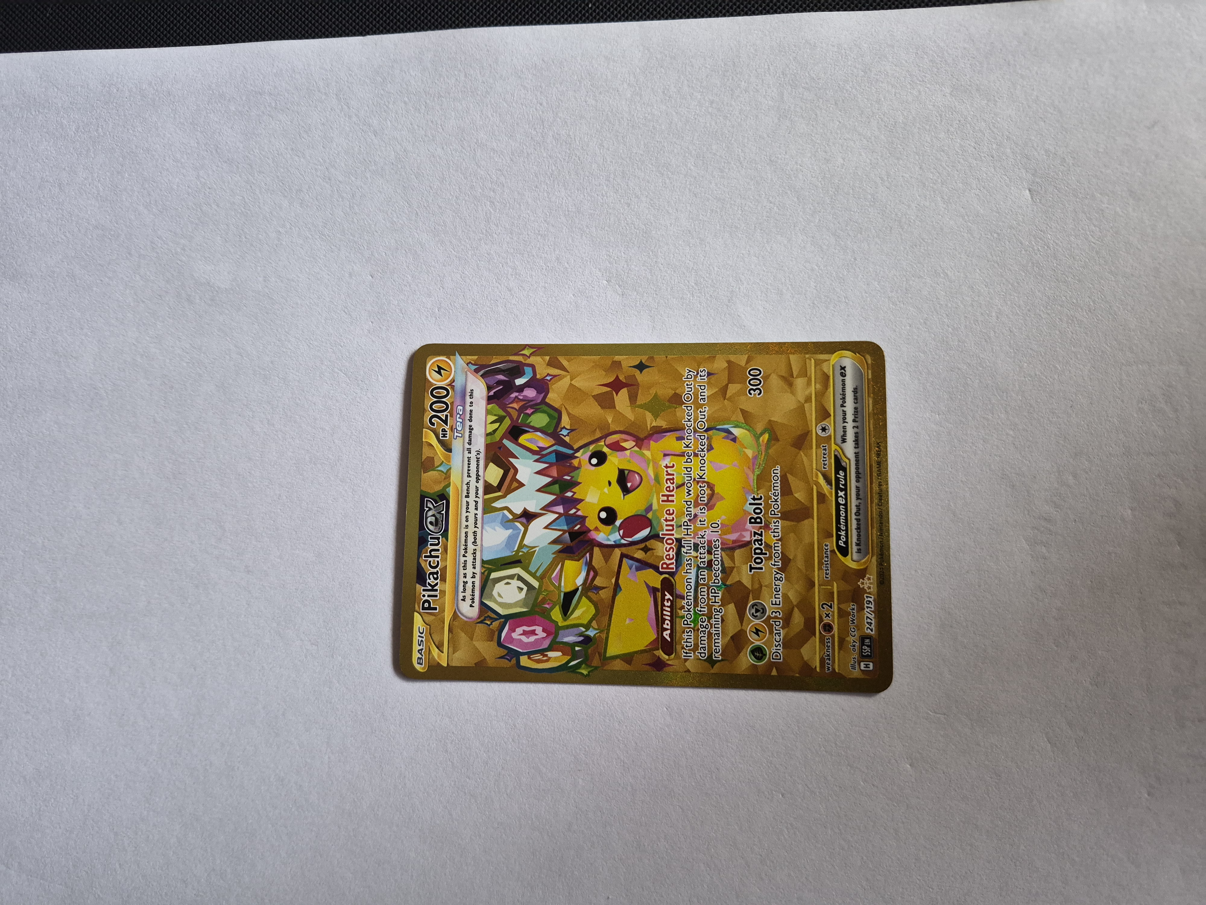 Pikachu ex - 247/191