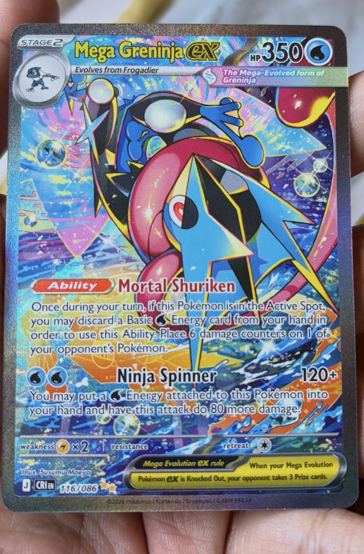 Mega Greninja ex - 116/086