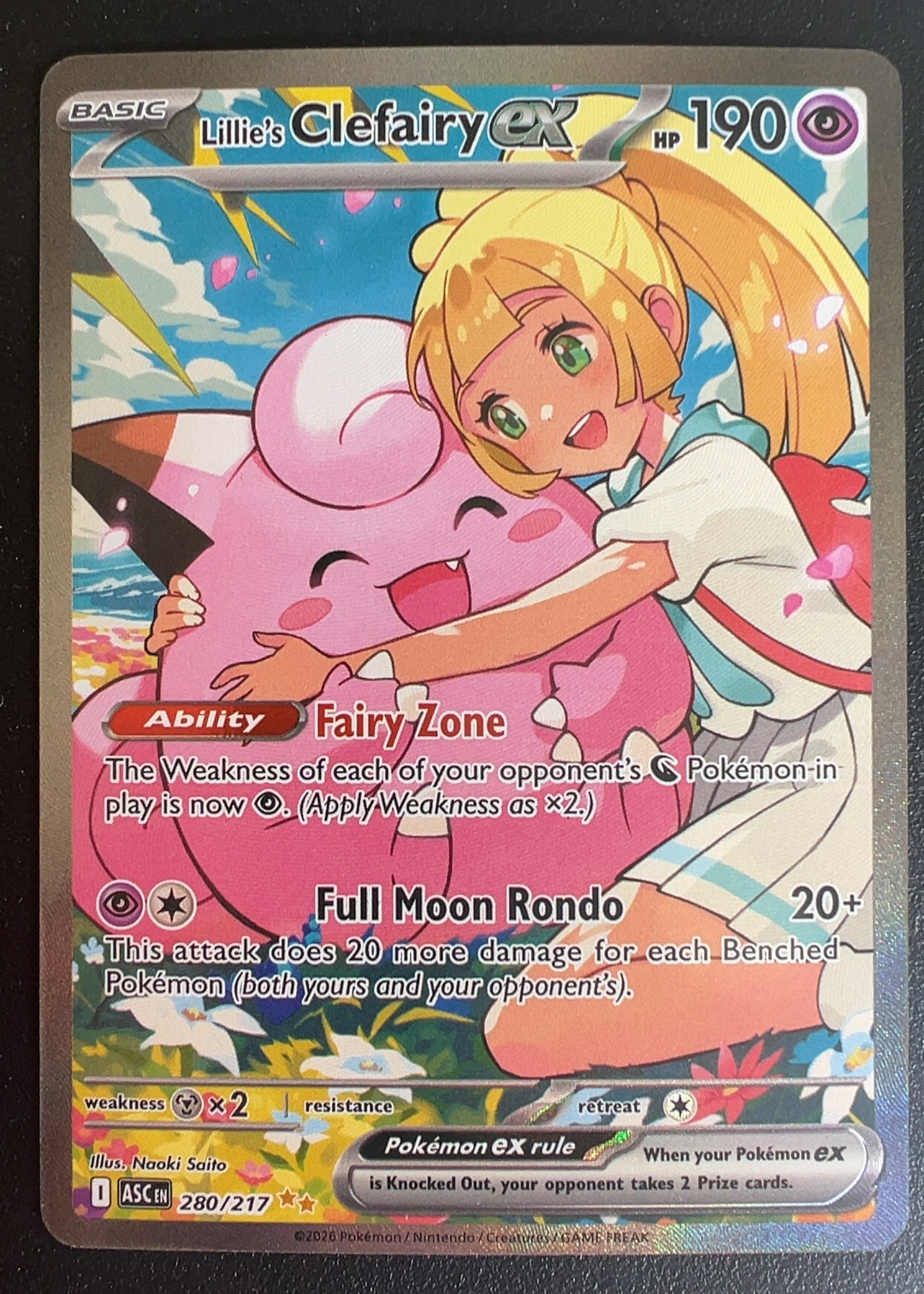 Lillie's Clefairy ex - 280/217